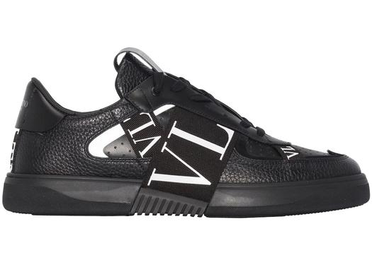 Кроссовки Valentino Low-Top, чёрный / белый