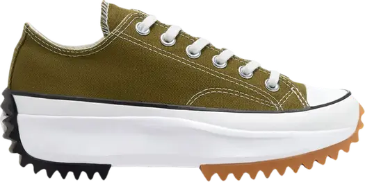 Кроссовки Converse Run Star Hike Low Dark Moss, зеленый