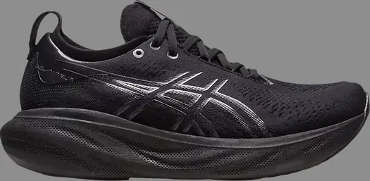 Кроссовки wmns gel nimbus 25 'triple black' Asics, черный