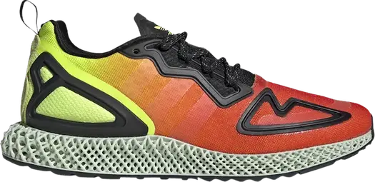 Кроссовки Adidas ZX 2K 4D 'Gradient', оранжевый