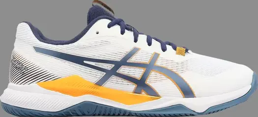 Кроссовки gel tactic 'white deep ocean' Asics, белый