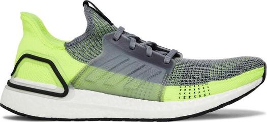 Кроссовки Adidas UltraBoost 19 'Grey Yellow', серый