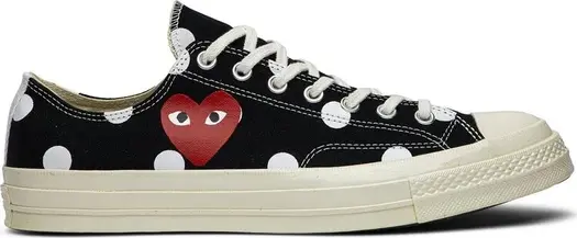 Кроссовки Converse Comme des Garçons x Chuck Taylor All Star 70 Low Polka Dot, черный