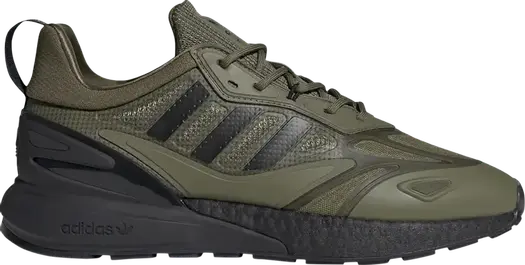 Кроссовки Adidas ZX 2K Boost 2.0 'Focus Olive', зеленый