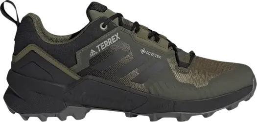 Кроссовки Adidas Terrex Swift R3 GTX 'Focus Olive', зеленый