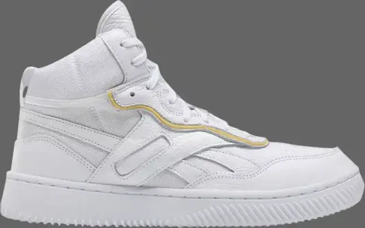 Кроссовки victoria beckham x dual court mid 2 'triple white' Reebok, белый