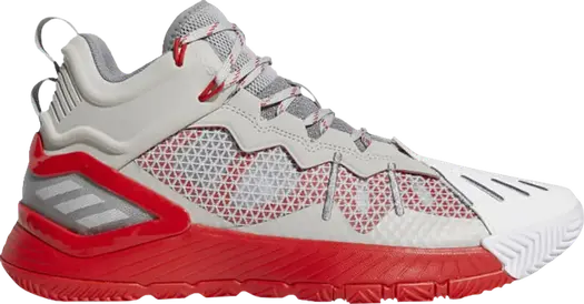 Кроссовки Adidas D Rose Son of Chi 'Godspeed - Grey Vivid Red', серый