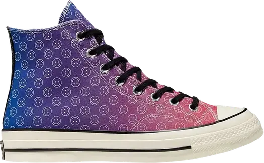 Кроссовки Converse Chuck 70 High Happy Camper - Gradient Purple, синий