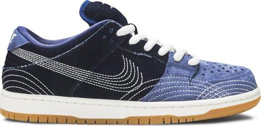 Кроссовки Nike Dunk Low Pro PRM SB 'Sashiko Pack', синий