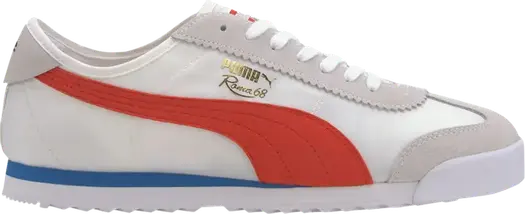 Кроссовки Puma Roma 68 Nylon High Risk Red, белый