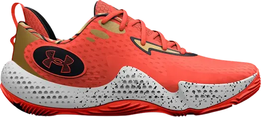 Кроссовки Under Armour Spawn 5 Lets 3 - After Burn, красный