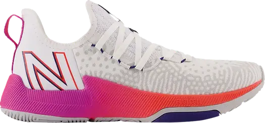 Кроссовки New Balance Wmns FuelCell Trainer Wide 'White Magenta Pop', белый