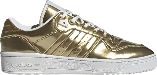 Кроссовки Adidas Rivalry Low 'Gold Metallic', золотой