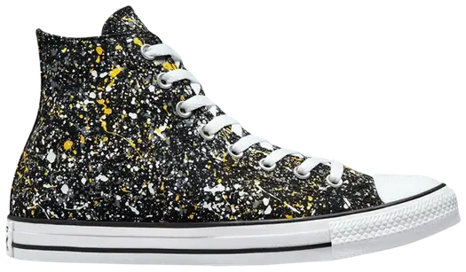 Кроссовки Converse Chuck Taylor All Star Archive High Paint Splatter - Black Amarillo, черный