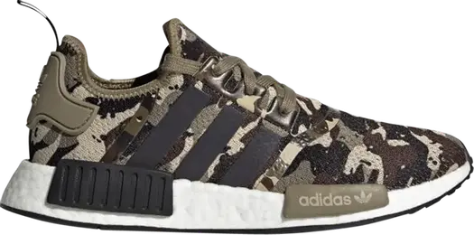 Кроссовки Adidas NMD_R1 'Savanna Camo', коричневый