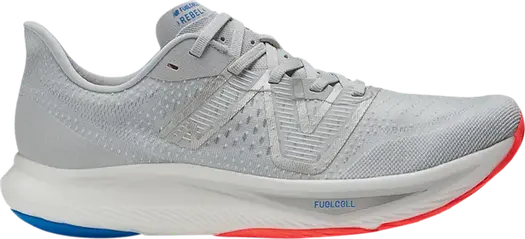 Кроссовки New Balance FuelCell Rebel v3 'Light Aluminum', серебряный