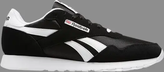 Кроссовки royal nylon 'black white' Reebok, черный
