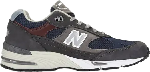 Кроссовки New Balance 991 Made in England 'Olive White', серый