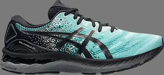 Кроссовки gel nimbus 23 'clear blue gunmetal' Asics, синий