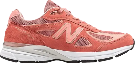 Кроссовки New Balance 990v4 Made in USA 'Sunrise Rose', розовый