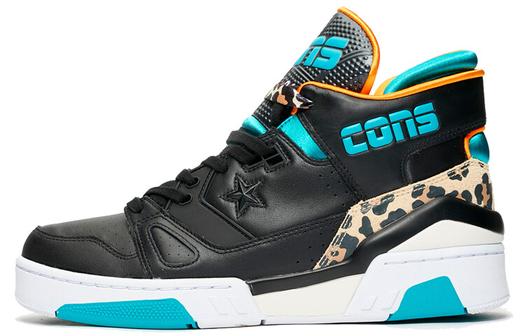 Кроссовки Converse ERX Vintage Basketball Unisex, черный/голубой