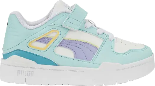 Кроссовки Puma Slipstream AC Little Kid White Light Aqua, белый