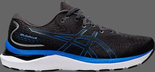 Кроссовки gel cumulus 24 'graphite grey electric blue' Asics, серый