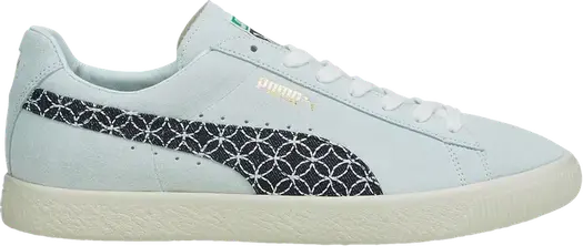 Кроссовки Puma Suede Vintage Made In Japan Sashiko - Vaporous Grey, серый