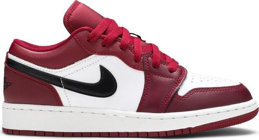 Кроссовки Air Jordan 1 Low GS Noble Red, красный