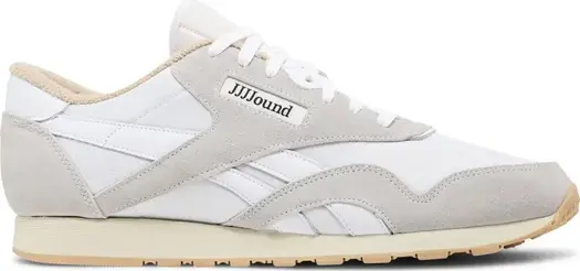 Кроссовки jjjjound x classic nylon 'white' Reebok, белый