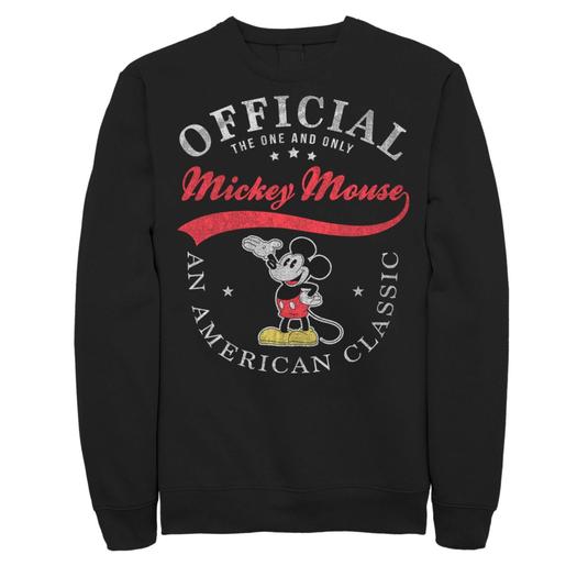 Мужской классический свитшот Disney's Mickey Mouse An American Classic Licensed Character