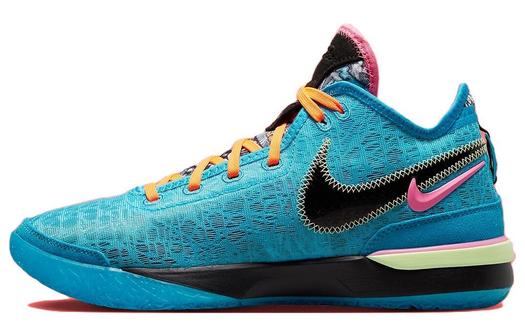 Кроссовки Nike Zoom LeBron NXXT Gen, голубой/оранжевый