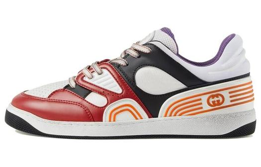 Кроссовки мужские Gucci Basket Низкие Кожаные Белые