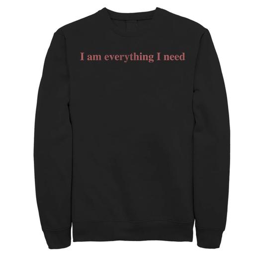 Мужской свитшот с текстом Fifth Sun Everything I Need Licensed Character