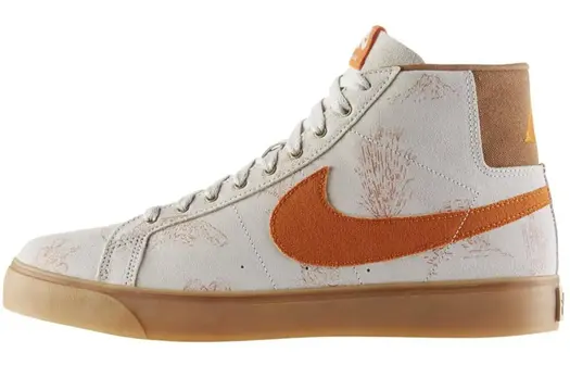 Кроссовки Nike SB Blazer Canvas, светло-коричневый/оранжевый