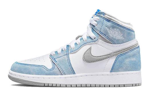 Кроссовки Jordan 1 Retro High Hyper Royal Smoke Grey (GS)