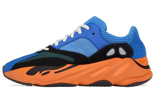 Кроссовки Adidas Originals Yeezy boost 700 Unisex, синий/черный/оранжевый