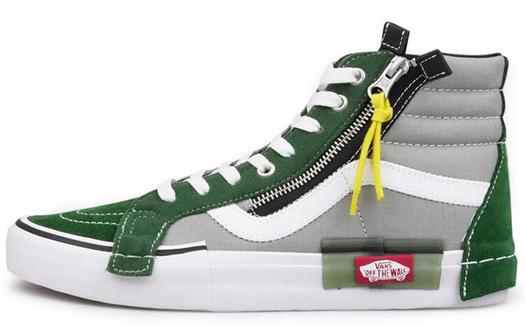 Кроссовки Vans Florals SK8-HI Reissue Cap Shoes Green