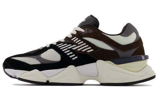 Кроссовки New Balance 9060, черный/темно-коричневый