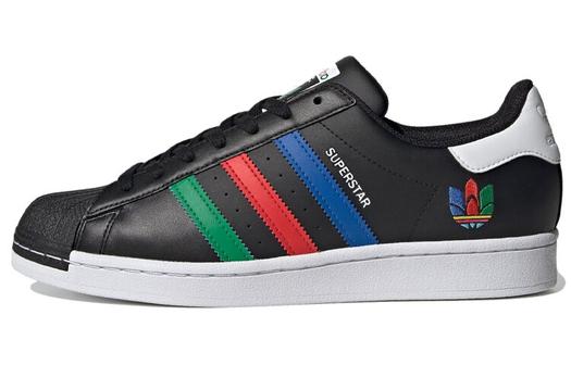 Кроссовки Adidas Originals Originals Superstar 'Black Green Cloud White'