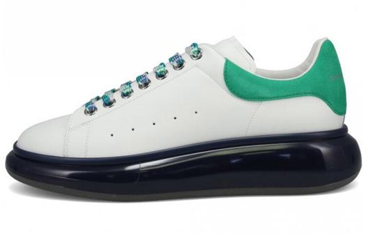 Кроссовки Alexander McQueen Casual Shoes Men Low-Top White Green