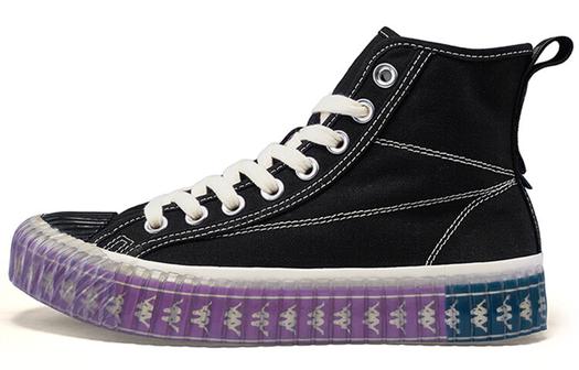 Кроссовки Kappa Skateboard Shoes Unisex High-Top Black