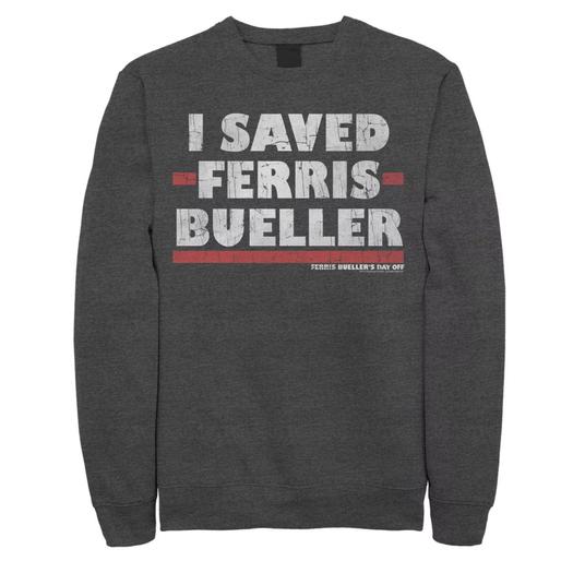 Мужской свитшот I Saved Ferris Bueller Licensed Character