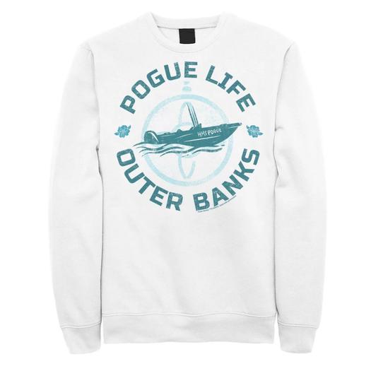 Мужской свитшот с портретом Outer Banks Pogue Life синего оттенка Licensed Character