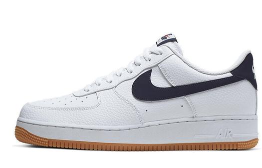Кроссовки Nike Air Force 1 Low '07, белый/темно-синий