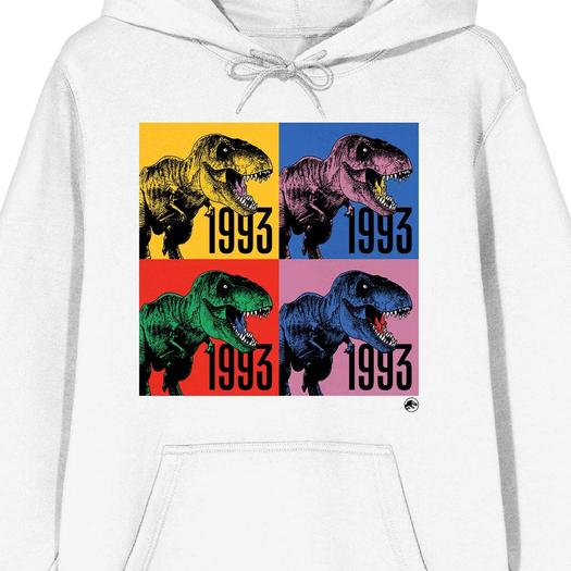 Мужская толстовка с рисунком «Парк Юрского периода T-Rex 1993» Licensed Character