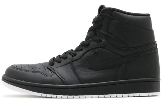 Кроссовки JORDAN 1 Retro Black Perforated