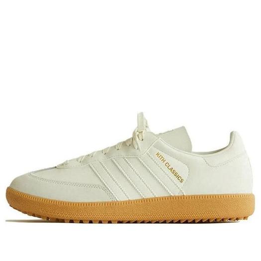 Кроссовки Kith x Adidas Samba Spikeless Golf 'White Gum', белый