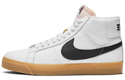 Кроссовки Nike SB Blazer Mid, белый/черный