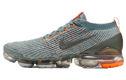 Кроссовки Nike Air VaporMax Flyknit 3, серый/оранжевый